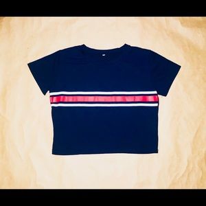 Crop Top striped Shirt